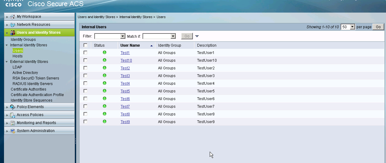 Cisco ACS 5.4: Importing user file using .csv – CyberSecFaith