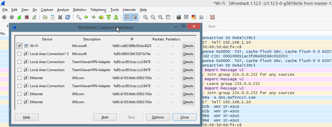 Capturing WLAN Packets using WireShark – CyberSecFaith