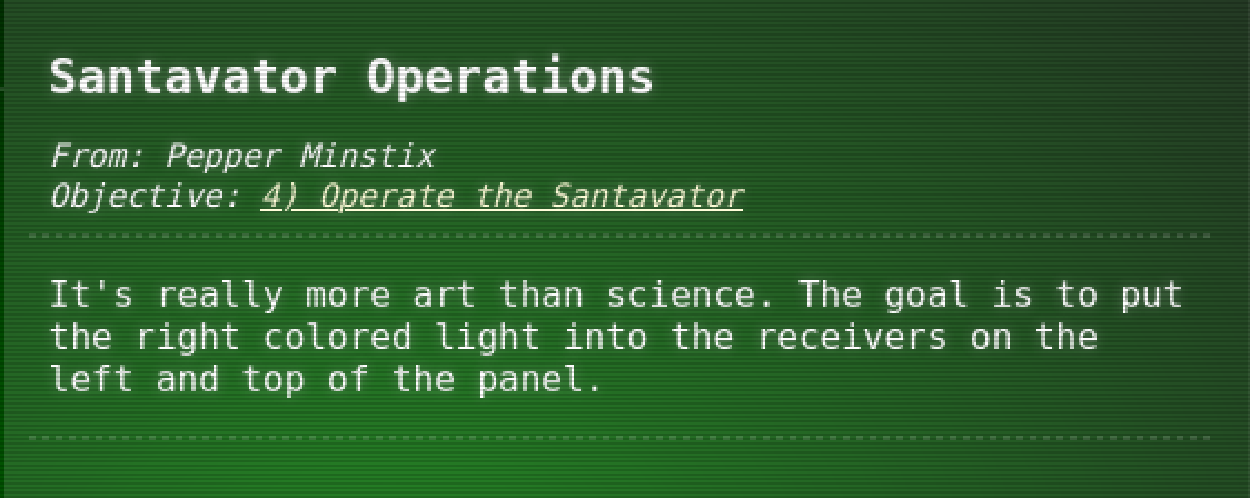Santavator Operations